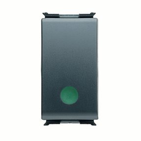 buton 1p 250v ac - 10a yardimci kontak nc - başla - yeşi̇l - 1 modül - playbus