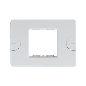 placca compact - autoportante - 2 posti - bianco nuvola - system