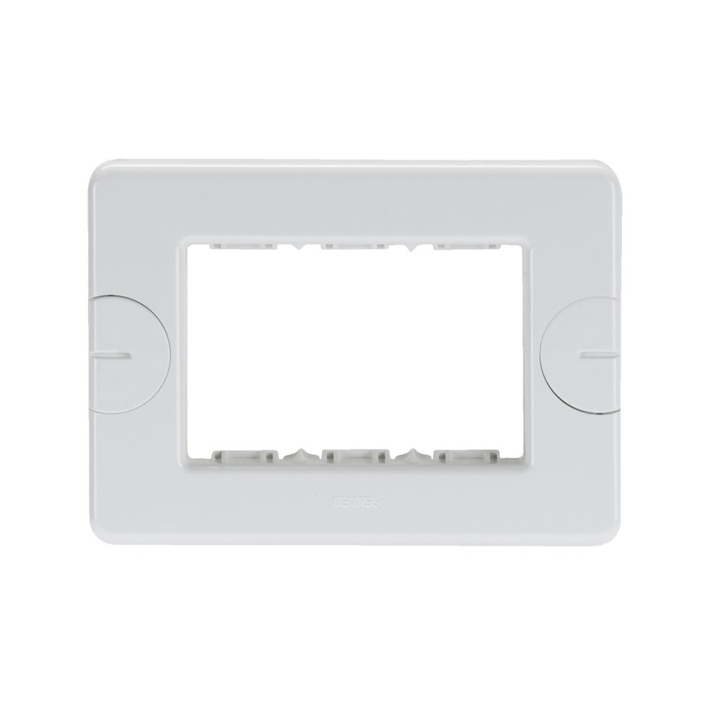  placa compact - autoportante - 3 módulos - blanco nube - system