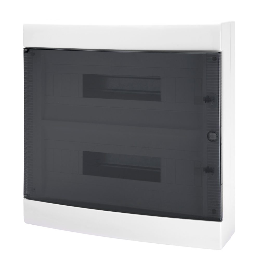  coffret apparent (18x12) 36m ip40 avec bornier unipolaire