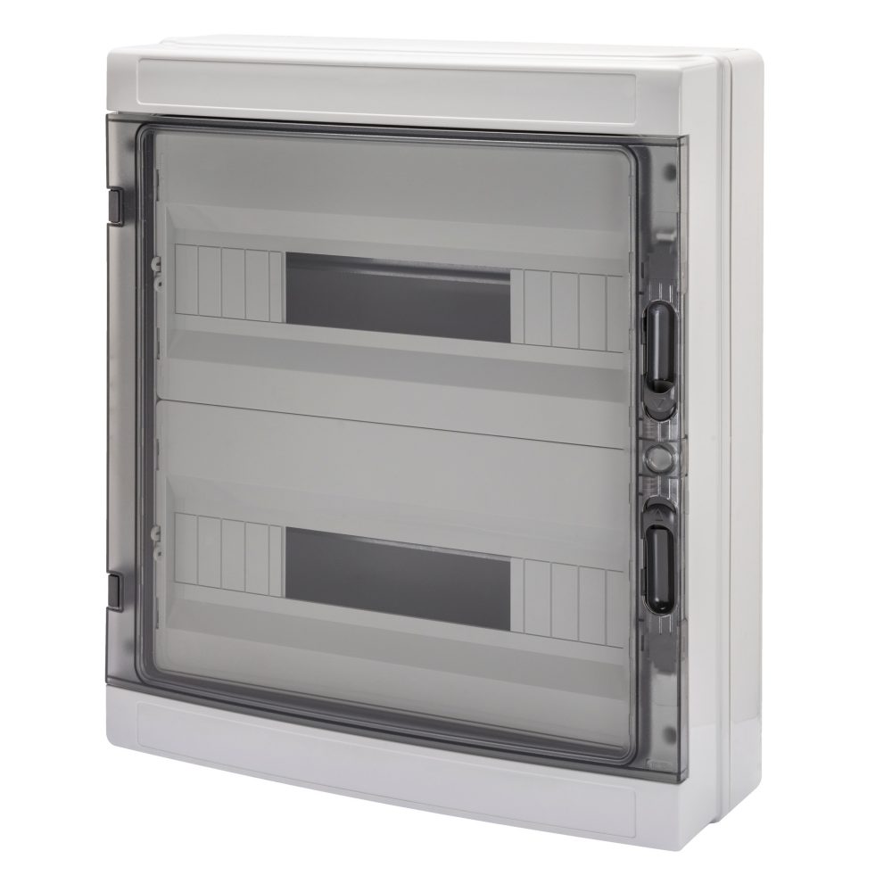  coffret apparent (18x2) 36m ip65 avec bornier unipolaire