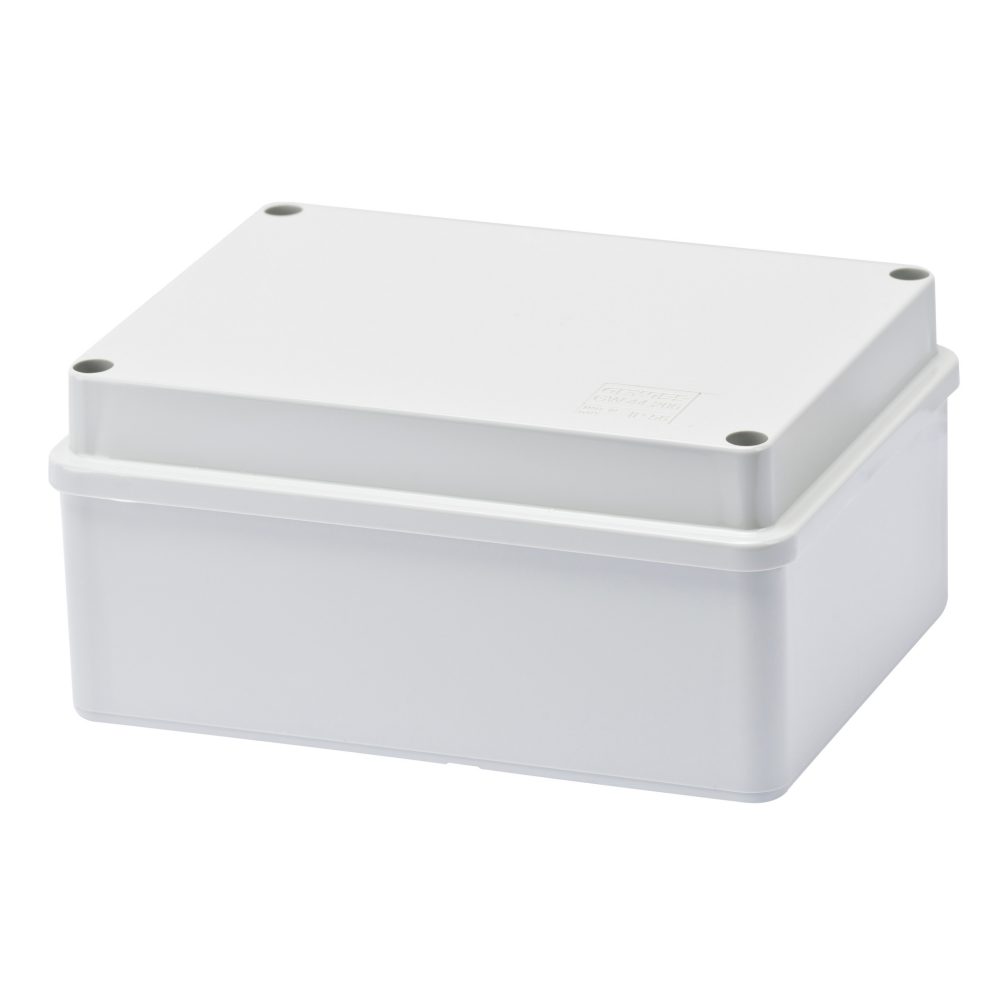  junction box with plain screwed lid - ip56 - internal dimensions 150x110x70 - smooth walls - gwt960°c - csa - grey ral 7035