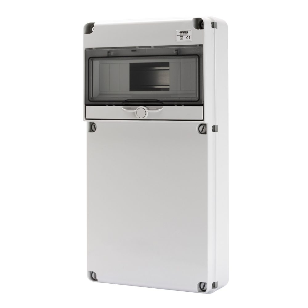  q-din 10 moduli - coperchio cieco - ip65