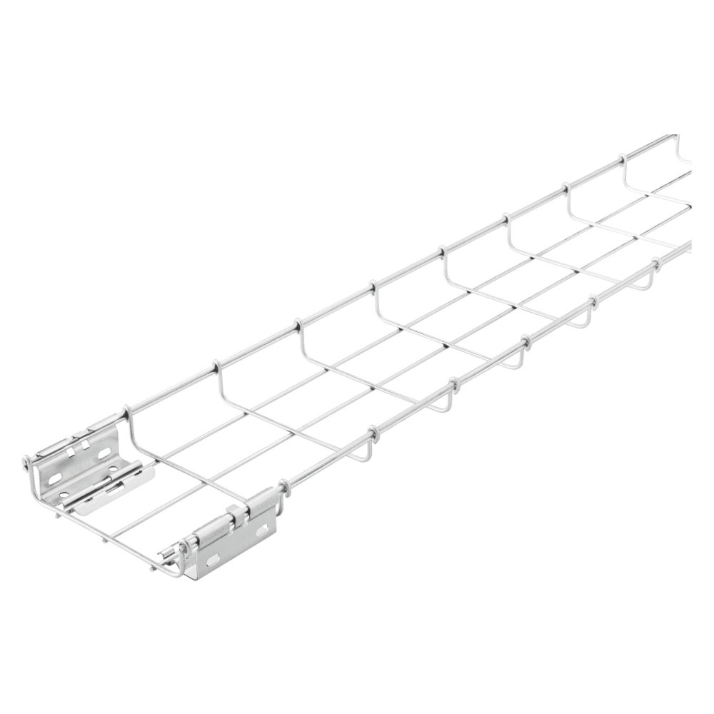  passerella in filo d'acciaio saldato bfr30 - pre montata - lunghezza 3 metri - larghezza 300mm - finitura inox 304l