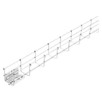 Wire mesh trunking with pre-mounted couplers - 3 metres - Height 60 Wire mesh trunking with pre-mounted couplers - 3 metres - Height 60