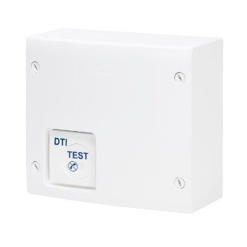  CENTRALINO VDI - GRADO 1 - 4 CONNETTORI RJ45 + 4 USCITE TV/SAT - BIANCO RAL9016