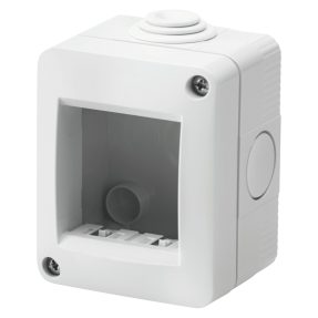 contenitore autoportante vuoto - protetto ip40 2 posti - grigio ral 7035 - chorusmart