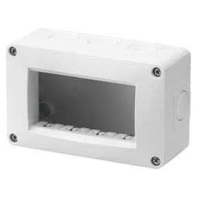 contenitore autoportante vuoto - protetto ip40 4 posti - grigio ral 7035 - chorusmart