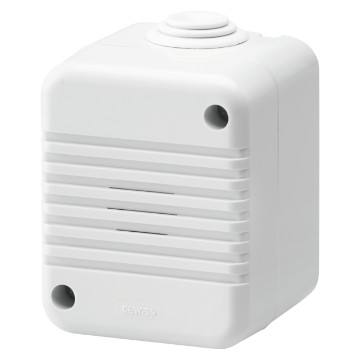 Akustische Warnmelder - Grau RAL 7035 - IP40 Akustische Warnmelder - Grau RAL 7035 - IP40