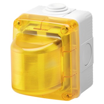 Lămpi cu lumină intermitentă - max 25W - gri RAL 7035 - IP55
