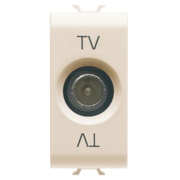Tomadas coaxiais TV (5-2400 MHz) blindadas classe A - conector IEC macho Ø 9,5 mm