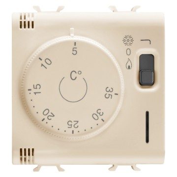  THERMOSTAT - 230 Vca 50/60 Hz - 2 MODULES - IVOIRE - CHORUSMART