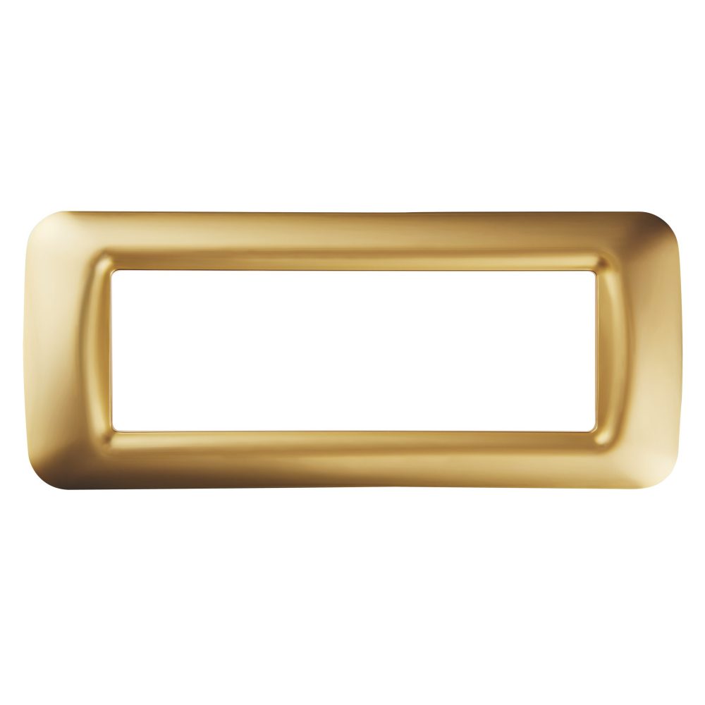  top system plaat - van technopolymeer glanzende afwerking - 6 gang - antiek goud - system