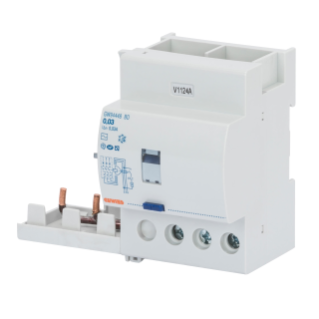 ADD ON RESIDUAL CURRENT CIRCUIT BREAKER FOR MT CIRCUIT BREAKER - 3P 63A TYPE AC INSTANTANEOUS Idn=0,03A - 3,5 MODULES