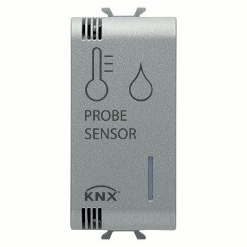  KNX/EASY TEMPERATUR/FEUCHTEFÜHLER - 1 MODUL - TITAN - CHORUSMART