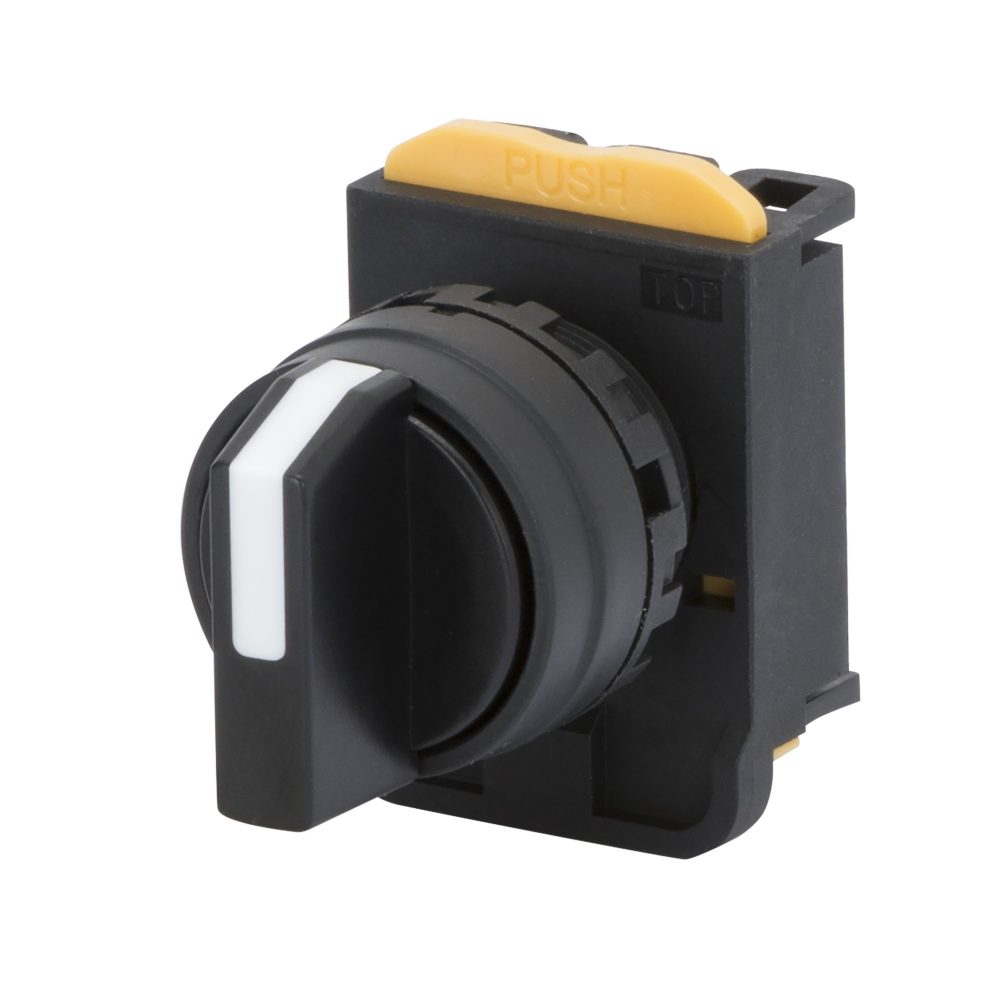  round lever selector with fixed position - type 0-1 - 2 gangs