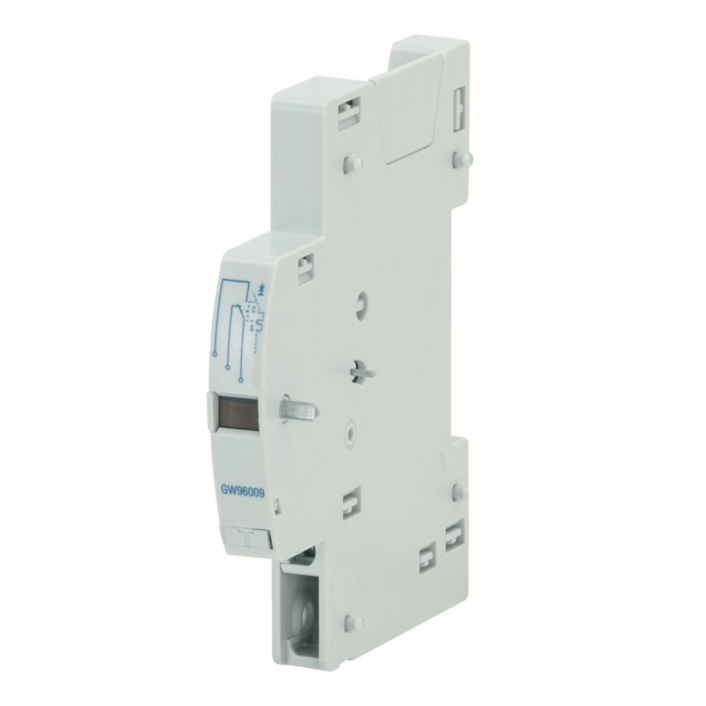  adjustable auxiliary contact or fault indicator switch or open/closed position - 0,5 modules