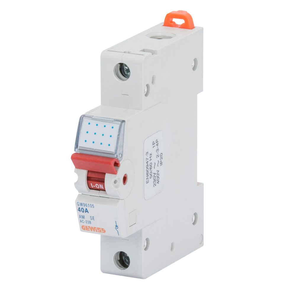  interrupteur-sectionneur - 1p 100a 240v - 1 module