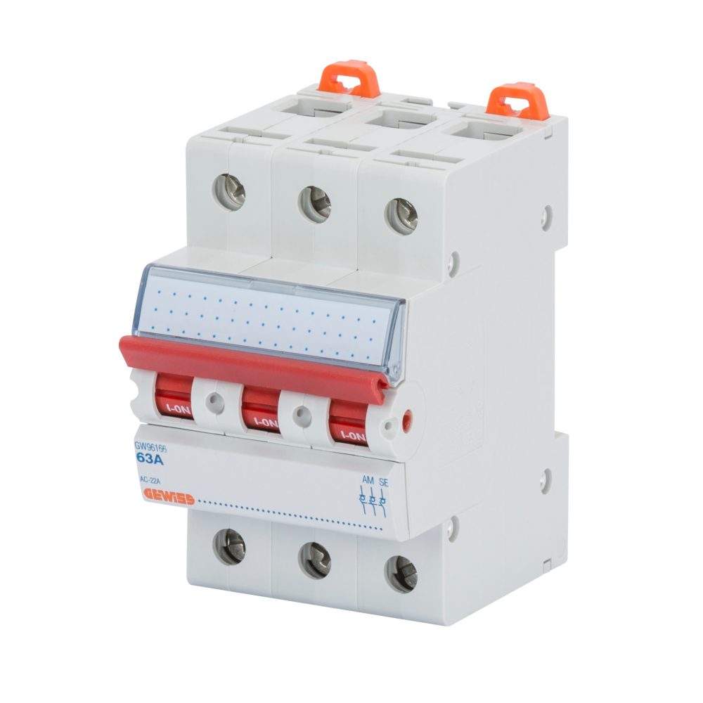  interruttore di manovra-sezionatore - 3p 40a 415v - 3 moduli