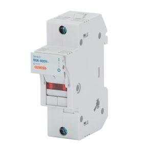 porte-fusible sectionnable - 1p 14x51 690v 50a - 1,5 modules