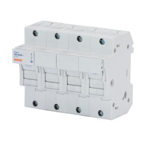 porte-fusible sectionnable - 3p+n 14x51 690v 50a - 6 modules