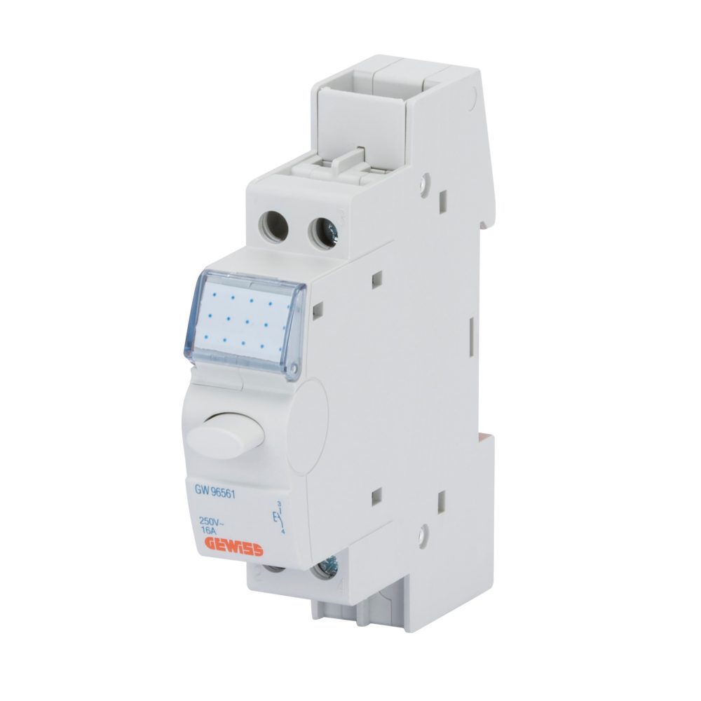  bouton-poussoir - simple - 16a 1no 250v - 1 module