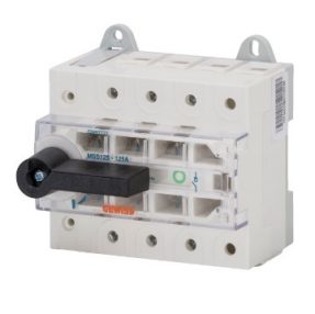 SWITCH DISCONNECTOR - MSS 125 - 3P 63A 400V - 6 MODULES