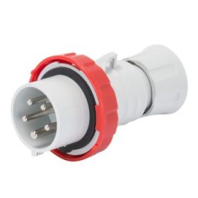 SPINA MOBILE DIRITTA HP - IP66/IP67/IP68/IP69 - 2P+T 16A 380-415V 50/60HZ - ROSSO - 9H - CABLAGGIO RAPIDO