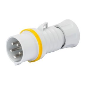 STECKER HP - IP44/IP54 - 2P+E 16A 100-130V 50/60HZ - GELB - 4H - STECKKONTAKTEN