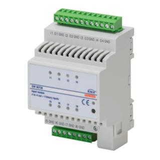 8-CHANNEL (4 DIGITAL + 4 UNIVERSAL) INPUT MODULE - KNX - IP20 - 4 MODULES - DIN RAIL MOUNTING