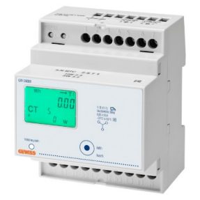 CONTATORE DI ENERGIA - TRIFASE - DIGITALE - TRAMITE TA/5A - IP20 - 4 MODULI DIN