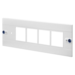 PANNEAU FRONTAL POUR INSTRUMENTS DE MESURE ET COMMUTATEURS - CVX 160I/160E - 24 MODULES - 4 INSTRUMENTS AU FORMAT 96X96 - 600X200