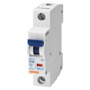  INTERRUPTOR MAGNETOTÉRMICO - RB60 - 1P CURVA C 6A - 1 MÓDULO