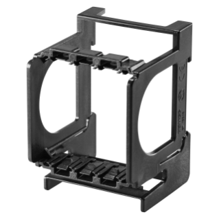 SUPPORT POUR MONTAGE D'APPAREILS CHRUS SUR RAIL DIN  - 2 MODULES 3 MODULES DIN - CHORUS