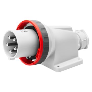 Fichas macho fixas de parede a 90° estanques com cablagem por parafuso de aperto indireto Fichas macho fixas de parede a 90° estanques com cablagem por parafuso de aperto indireto