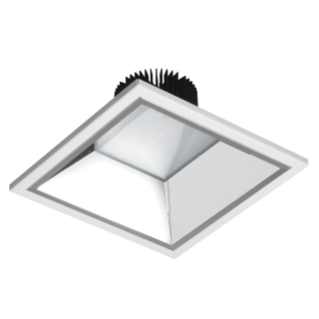 ASTRID SQUARE - LED - DOWNLIGHT - 200X200 MM - STAND ALONE - 19W - 3000K (CRI 80) - 220/240V 50/60HZ - IP20 (IP40 OPTICAL COMPARTMENT) -CLASS II-WHITE