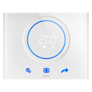 THERMOSTAT THERMO ICE - KNX/EASY - FLUSH MOUNTING - WHITE - CHORUSMART