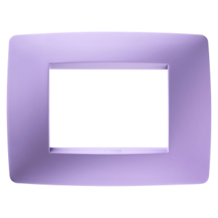 ONE PLATE - IN TECHNOPOLYMER - 3 MODULES - AMETHYST PURPLE - CHORUS