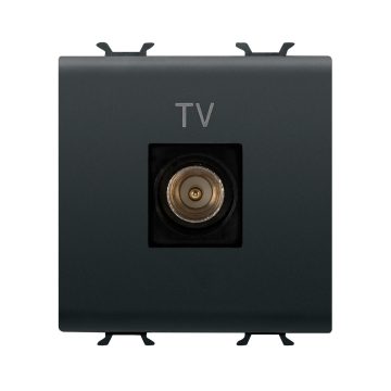 Tomadas coaxiais TV (5-2400 MHz) blindadas classe A - conector IEC macho Ø 9,5 mm Tomadas coaxiais TV (5-2400 MHz) blindadas classe A - conector IEC macho Ø 9,5 mm