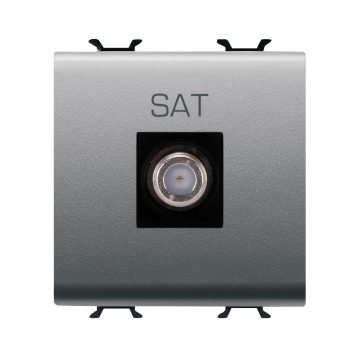 Tomadas coaxiais TV (5-2400 MHz) blindadas classe A - conector F femino Tomadas coaxiais TV (5-2400 MHz) blindadas classe A - conector F femino
