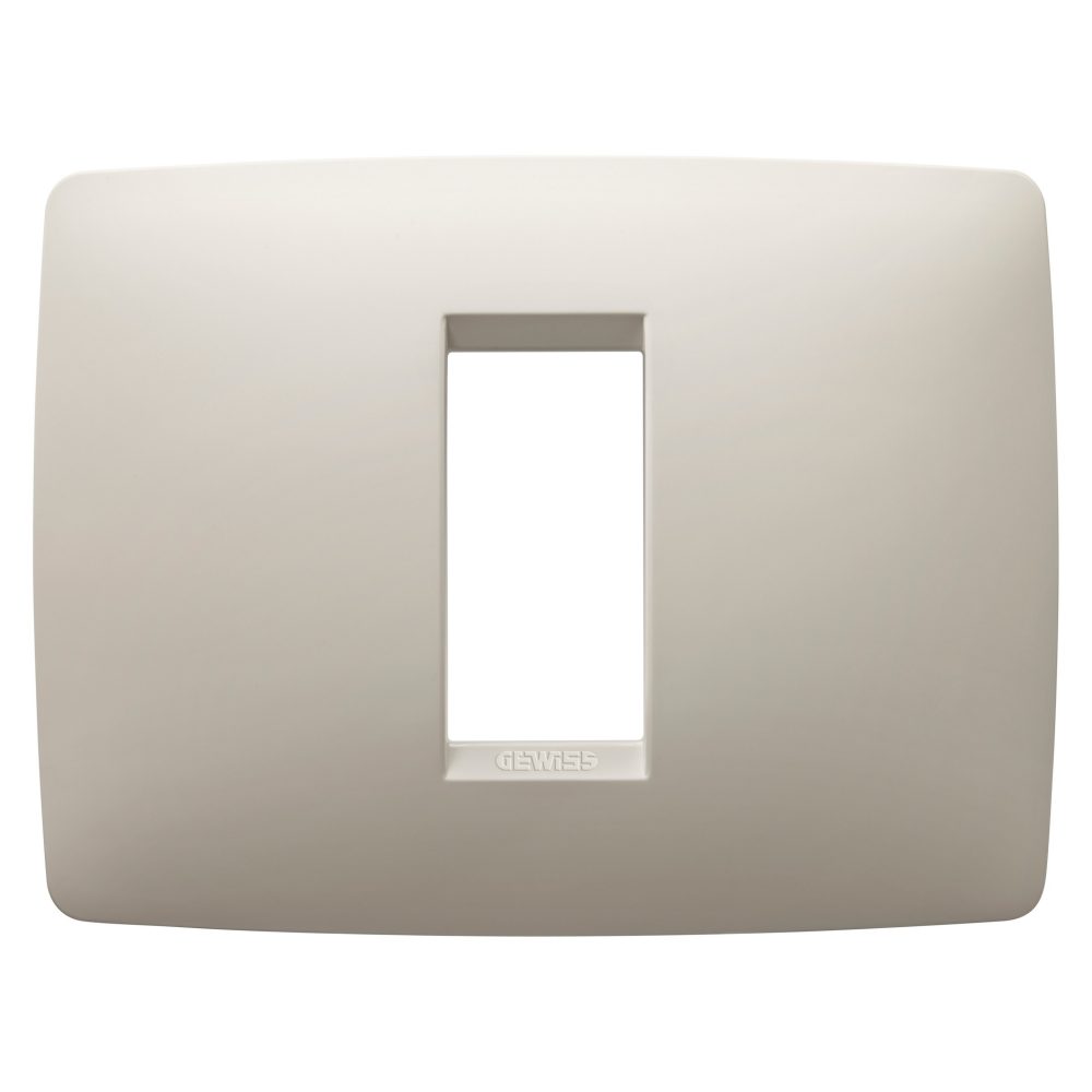  one plate - in technopolymer - 1 module - ivory - chorusmart