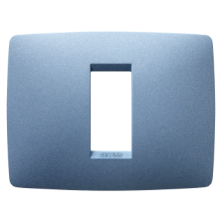 PLACA ONE - EN TECNOPOLÍMERO BARNIZADO - 1 MÓDULO - AZUL MAR - CHORUS