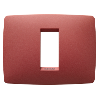 ONE PLATE - PAINTED TECHNOPOLYMER - 1 MODULE - RUBY - CHORUS