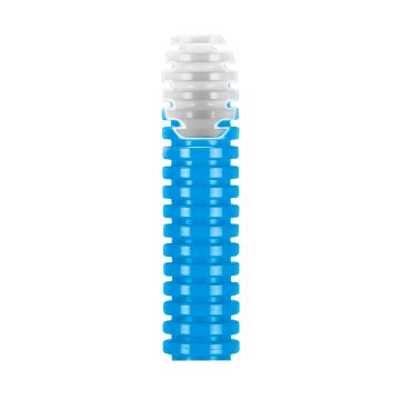 Tubo pieghevole medio coestruso azzurro - PVC Tubo pieghevole medio coestruso azzurro - PVC