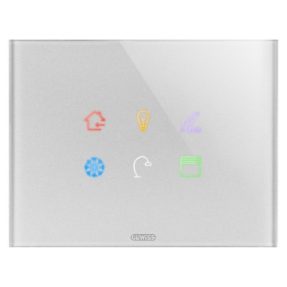 PLACCA ICE TOUCH KNX - IN VETRO - 6 AREE TOUCH - TITANIO - CHORUSMART