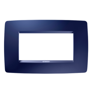 PLACA ONE - EN TECNOPOLÍMERO - 4 MÓDULOS - AZUL TOPACIO - CHORUS