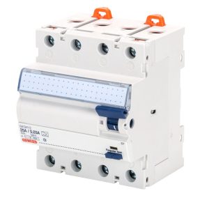 ÎNTRERUPĂTOR DE CURENT REZIDUAL - IDP - 4P 40A TIP AC INSTANTANEU Idn=0,03A - 4 MODULE