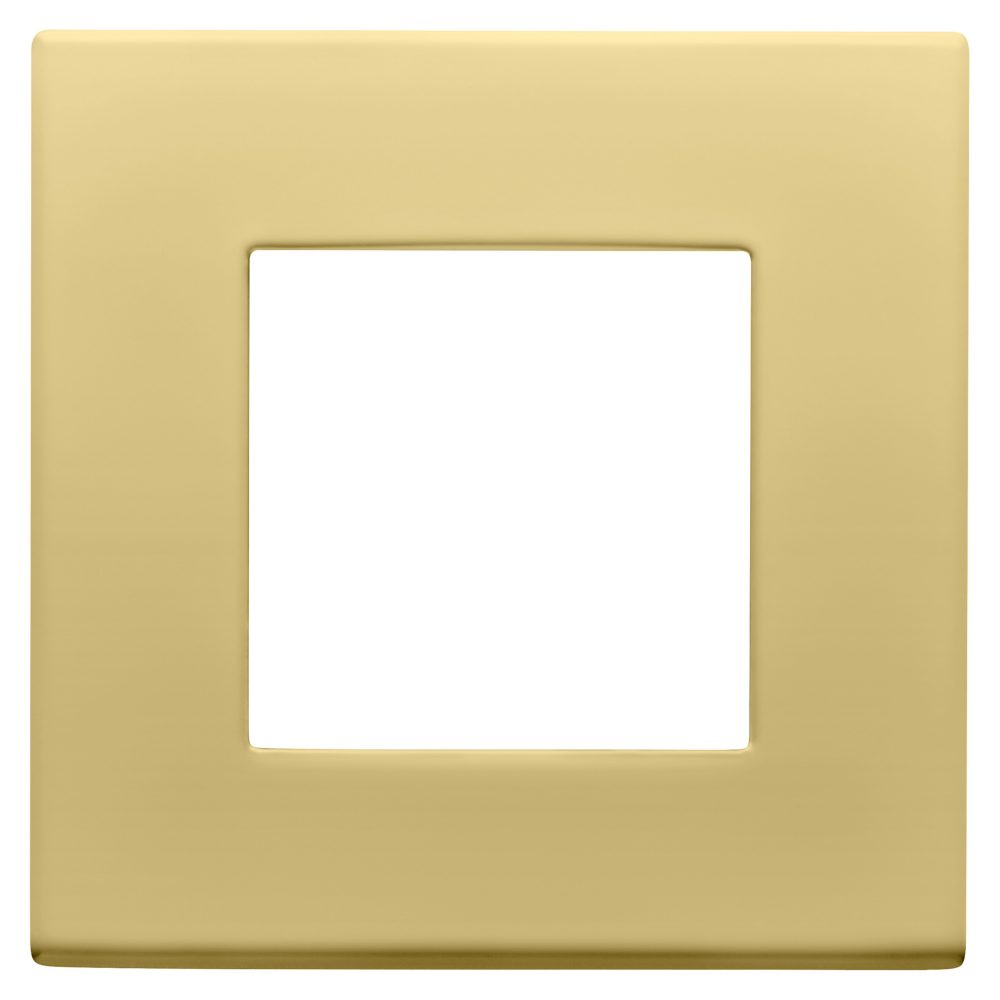  dahlia plate - in technopolymer - 1 gang - cream