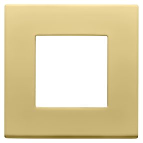 placca dahlia - in tecnopolimero - 1 posto - crema