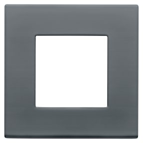 placca dahlia - in tecnopolimero - 1 posto - grigio scuro